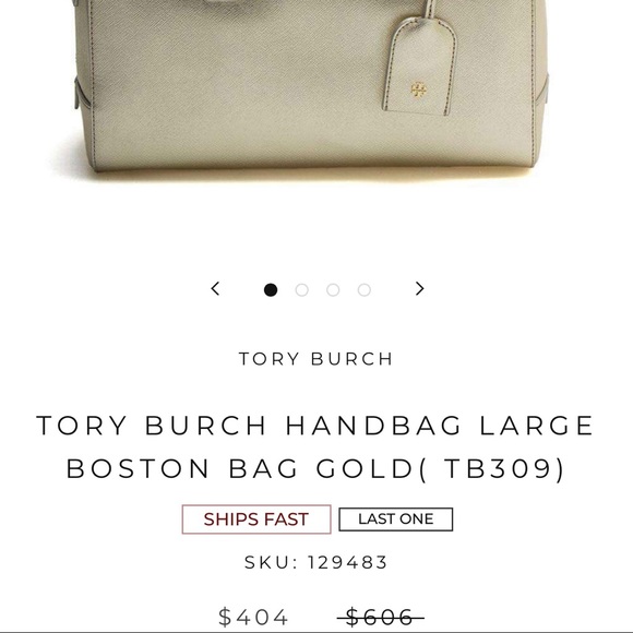 Robinson Middy satchel by Tory Burch with wallet - Picture 12 of 12